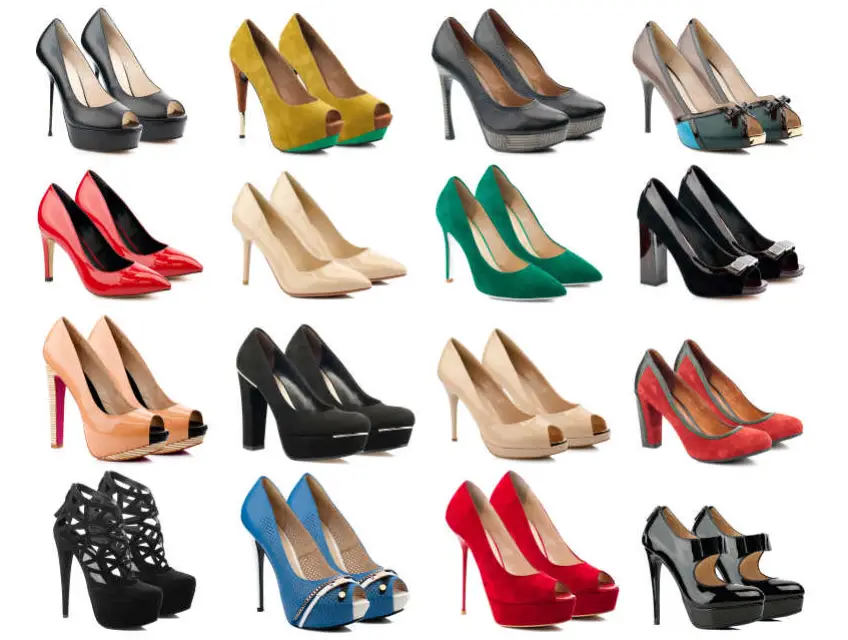 Types of high heels